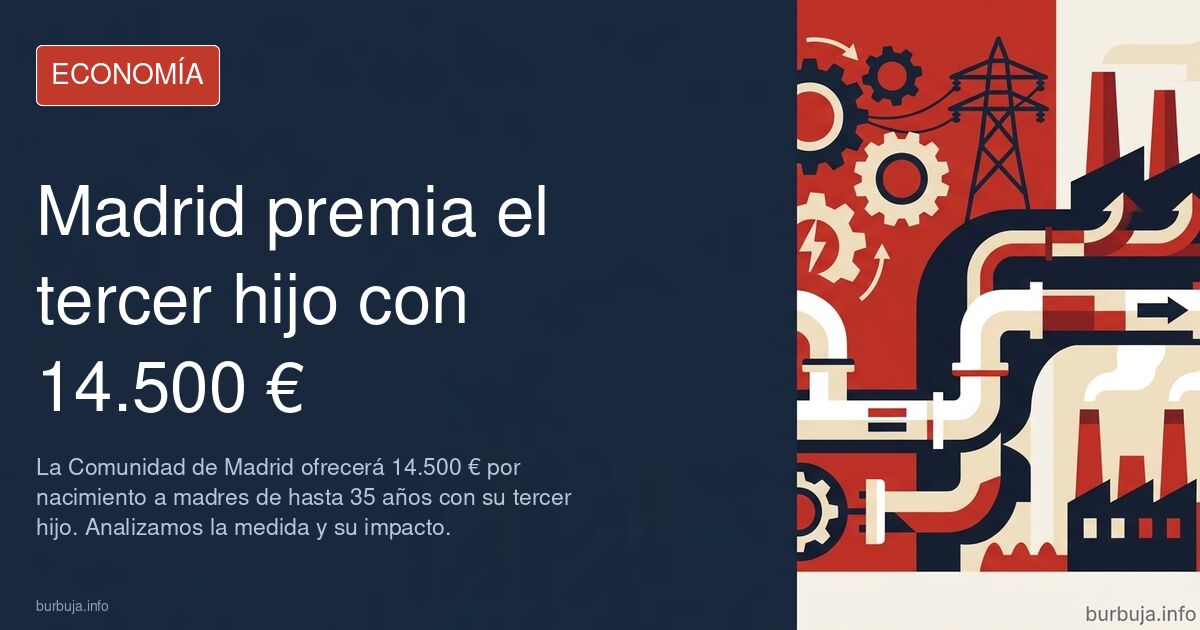 latinUSO: "Madrid lidera el aumento de nacimientos en España. Daremos 14.500€ por nacimiento a las madres de hasta 35 años por tercer descendiente"