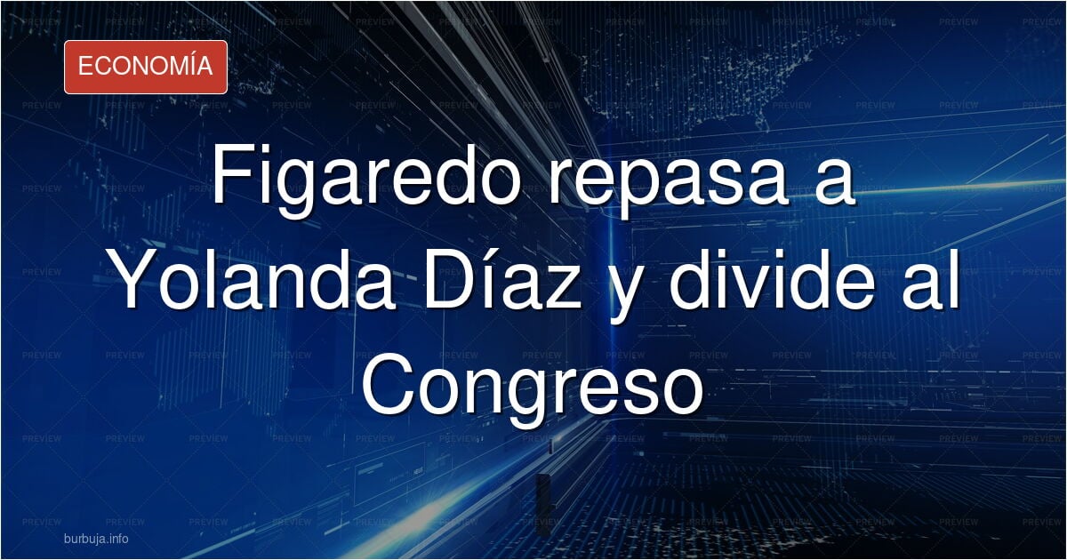José M. Figaredo interviene en el Congreso de los Diputados durante un duelo dialéctico con Yolanda Díaz
