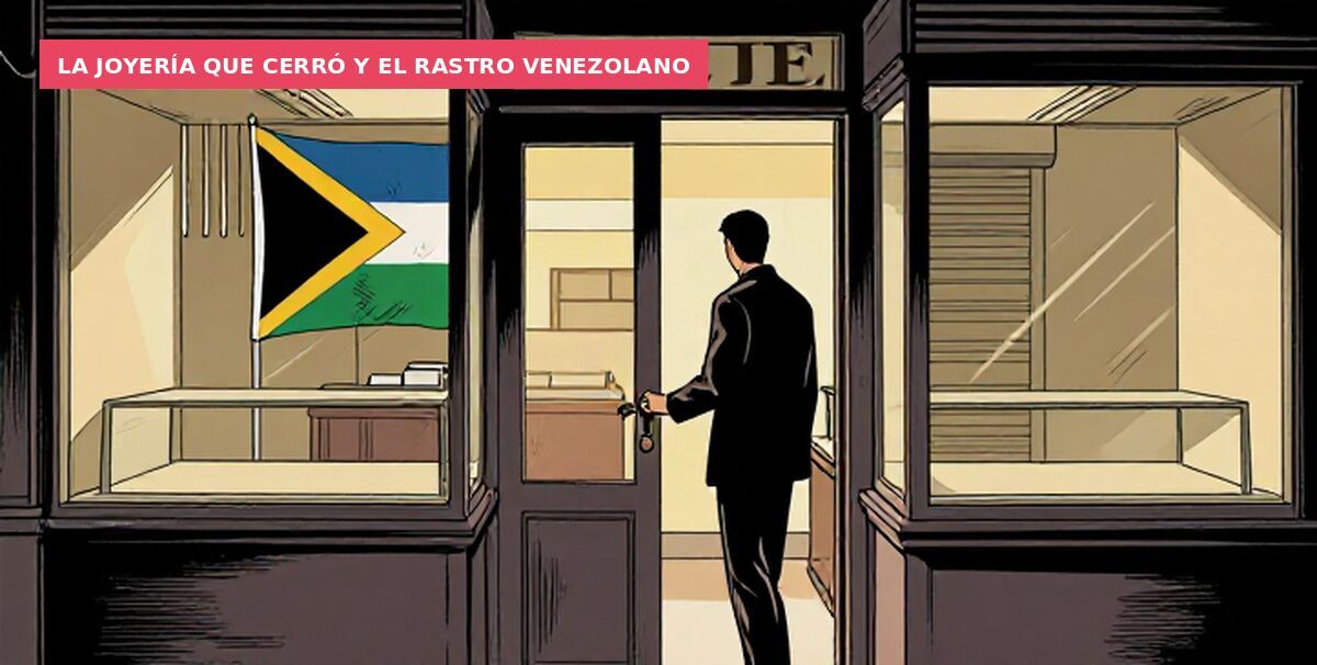 La joyería que cerró y el rastro venezolano