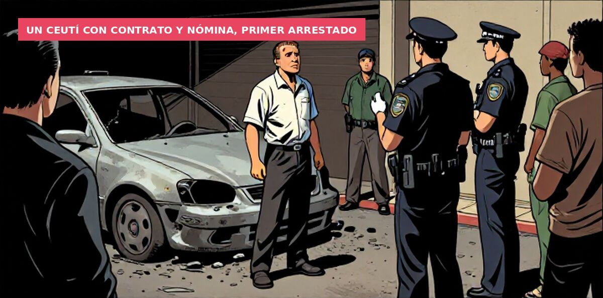 Un ceutí con contrato y nómina, primer arrestado