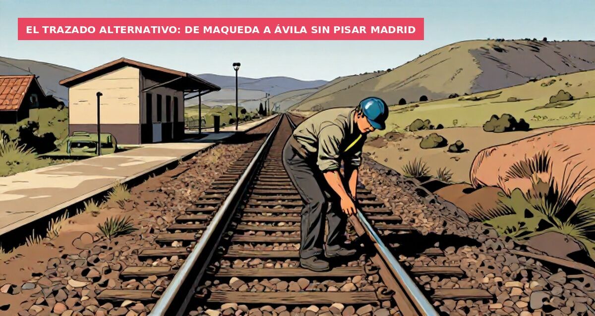 El trazado alternativo: de Maqueda a Ávila sin pisar Madrid