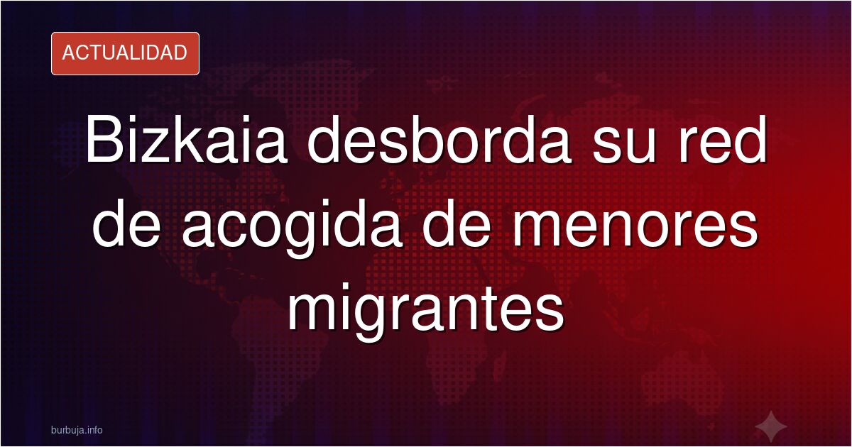 Bizkaia registra la llegada de más de dos menas cada día