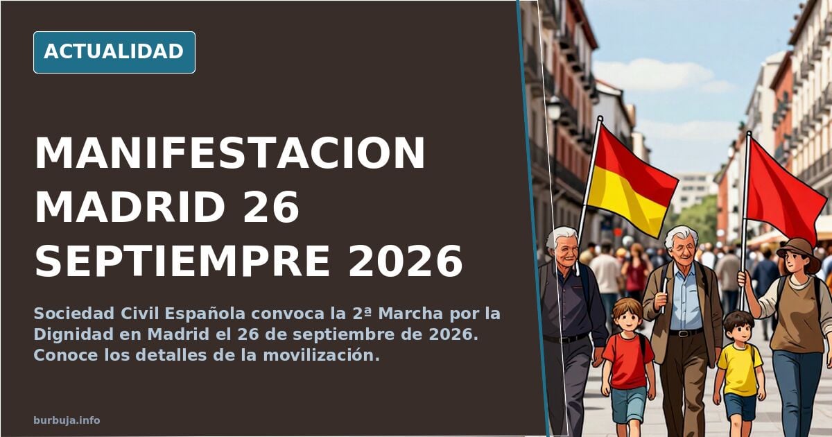 Manifestacion Madrid 26 septiempre 2026