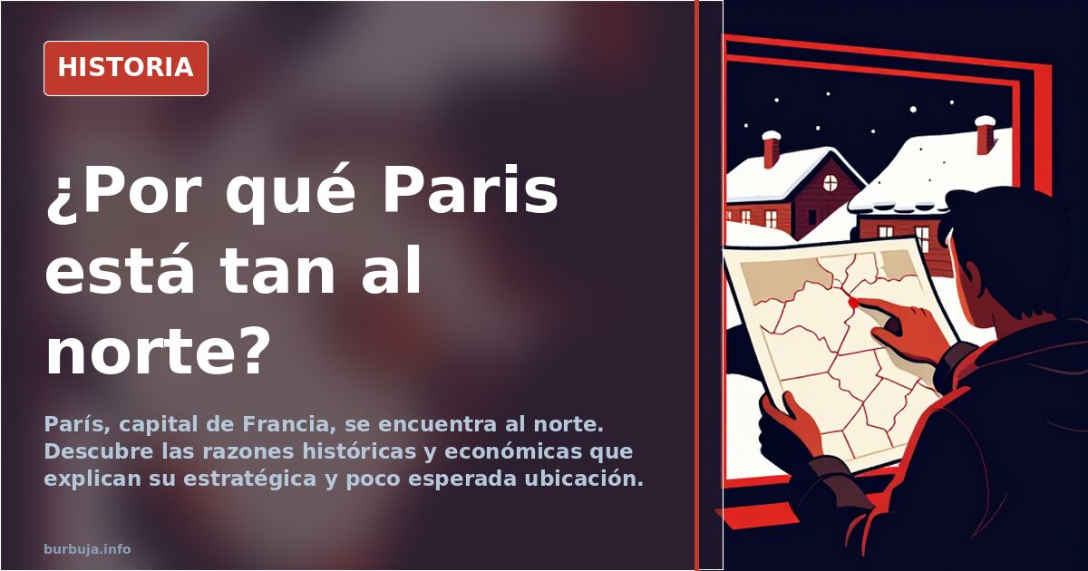 ¿Por qué Paris está tan al norte?