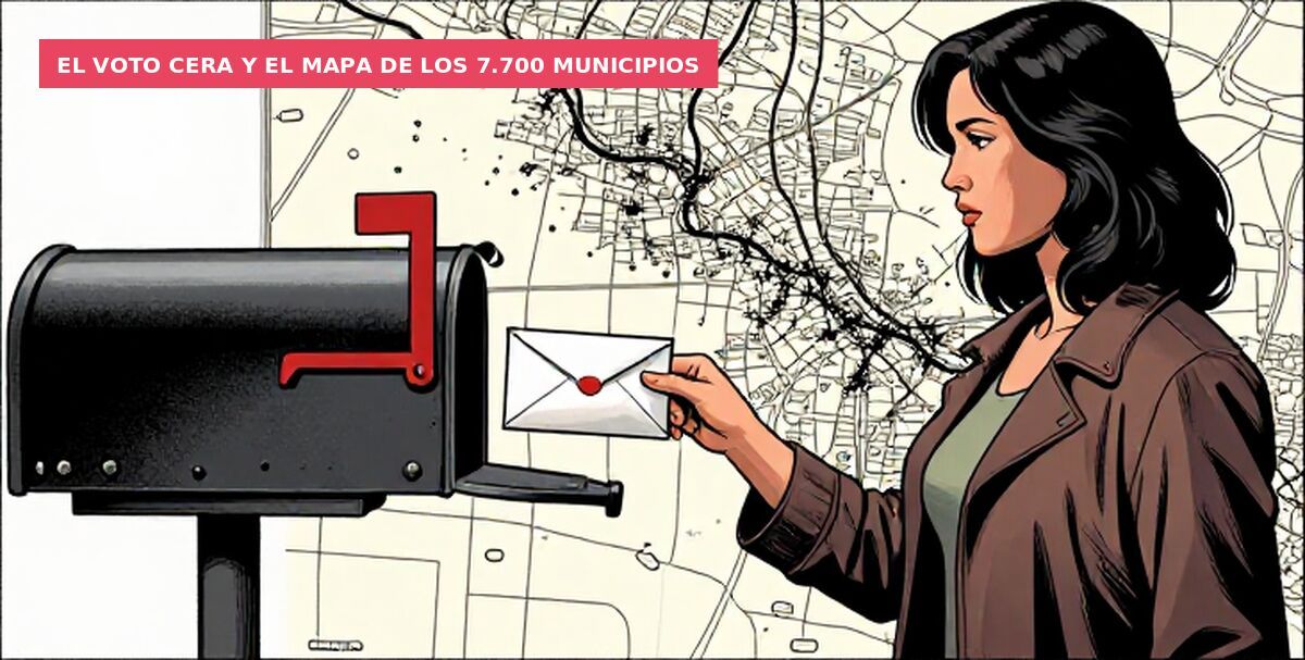 El voto CERA y el mapa de los 7.700 municipios