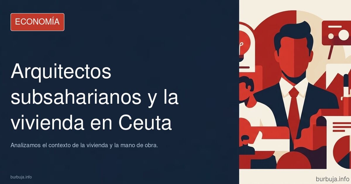 Arquitectos subsaharianos arreglando el problema de la vivienda en Ceuta