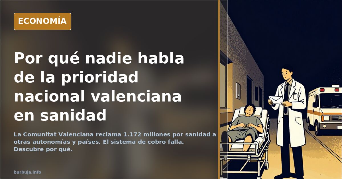 Por qué nadie habla de la prioridad nacional valenciana en sanidad