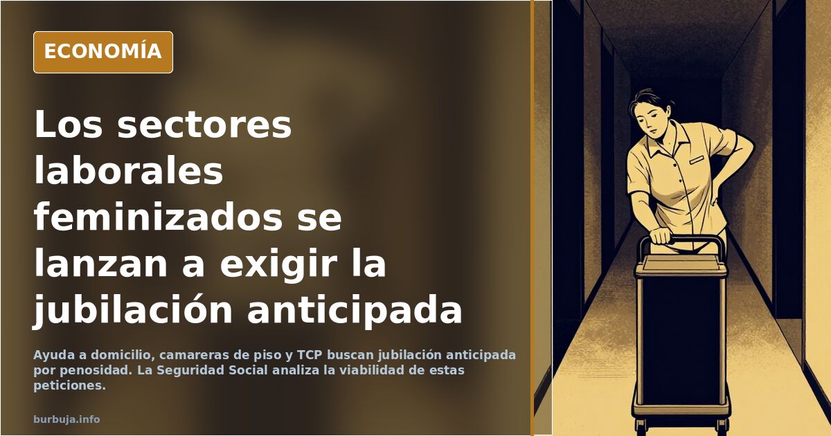 Los sectores laborales feminizados se lanzan a exigir la jubilación anticipada