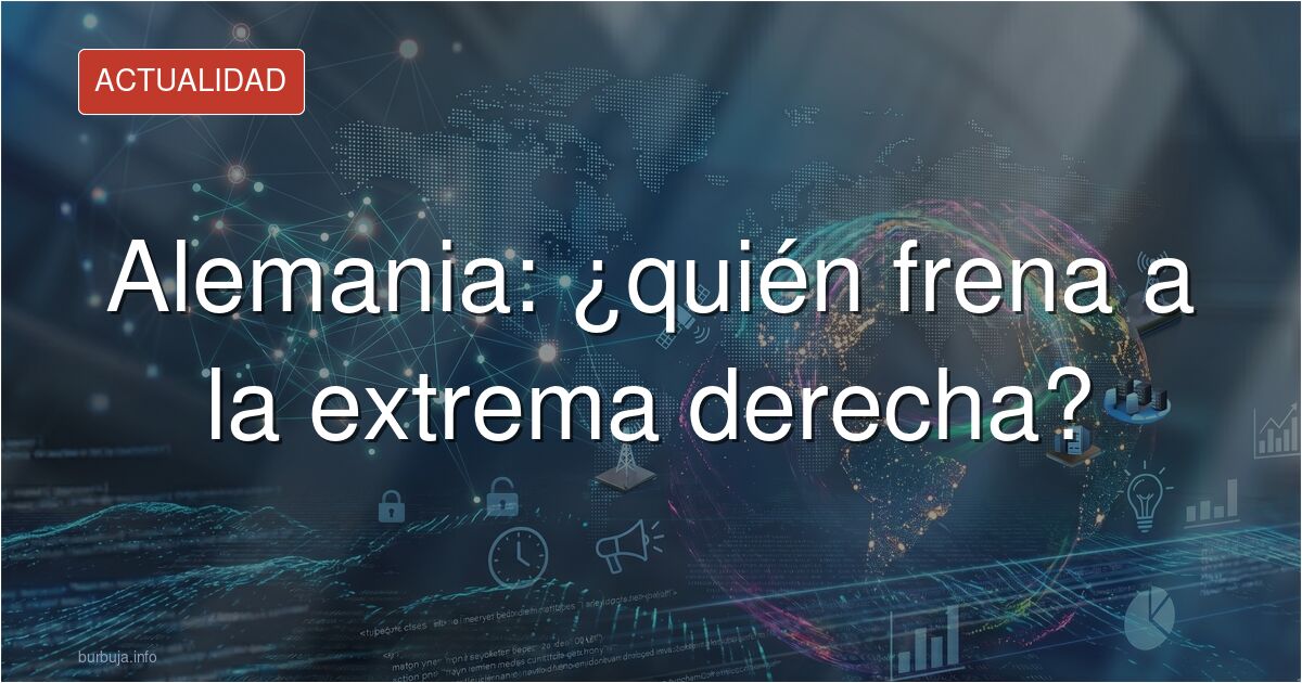 Políticos de izquierda en Alemania que no quieren que AfD gane.