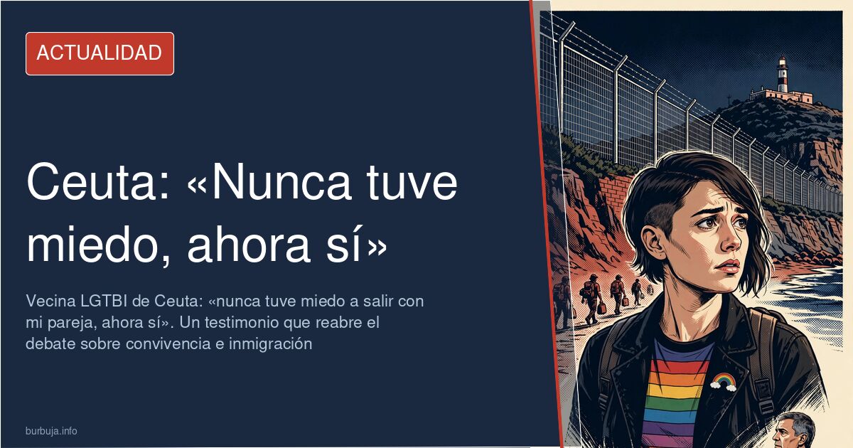 Dos mujeres caminando de la mano por una calle de Ceuta, ciudad donde una vecina LGTBI denuncia miedo a mostrar su relación