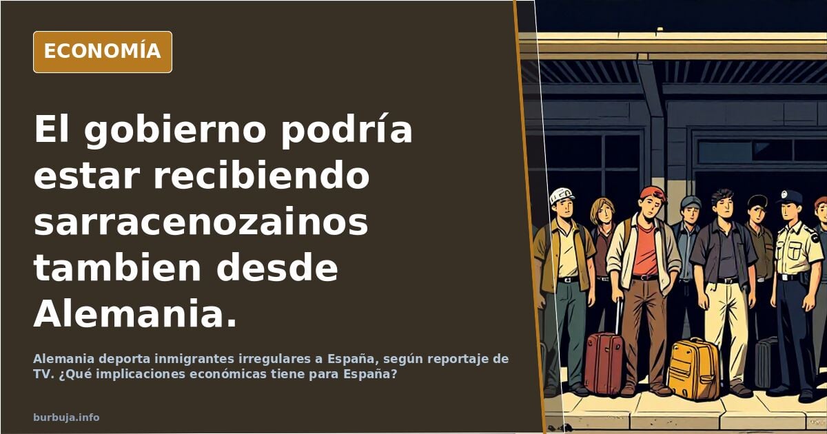 El gobierno podría estar recibiendo sarracenozainos tambien desde Alemania.