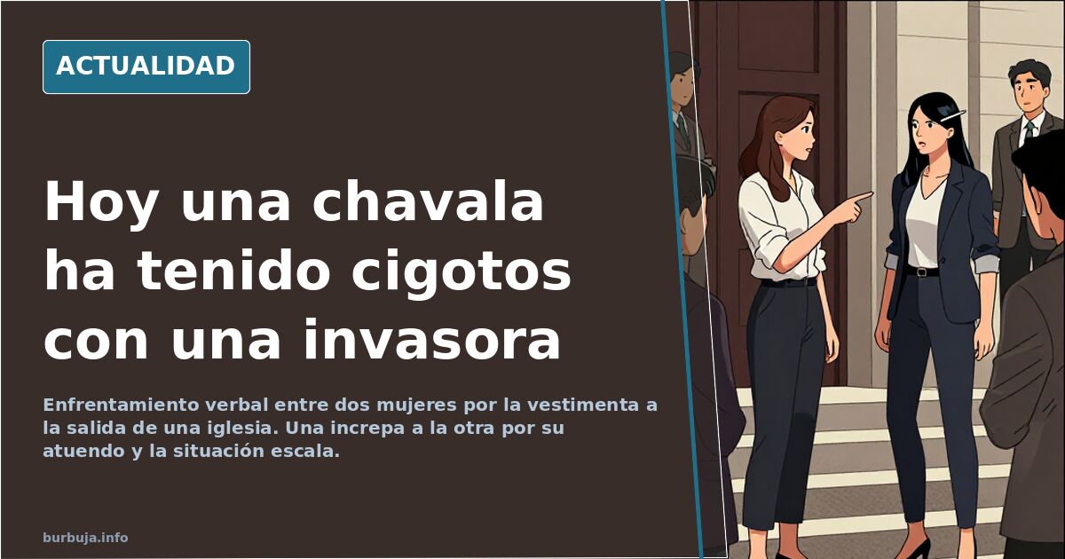 Una chavala planta cara a una okupa y la lía