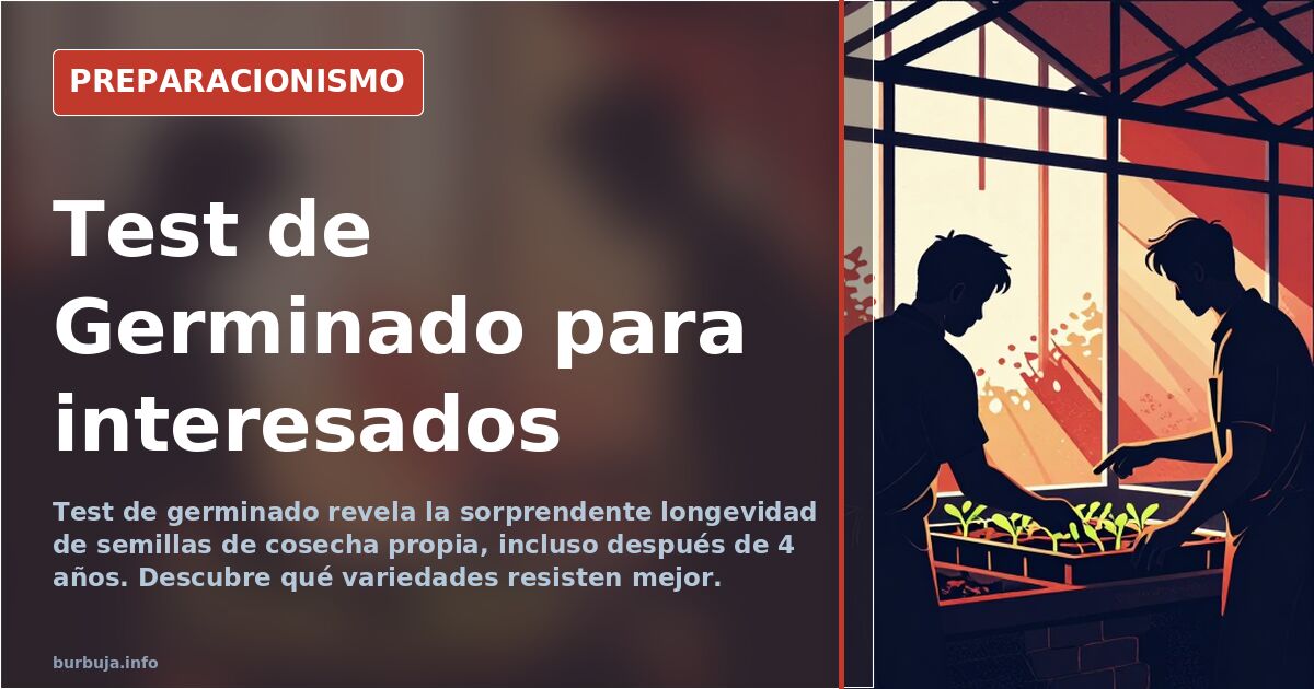 Test de Germinado para interesados
