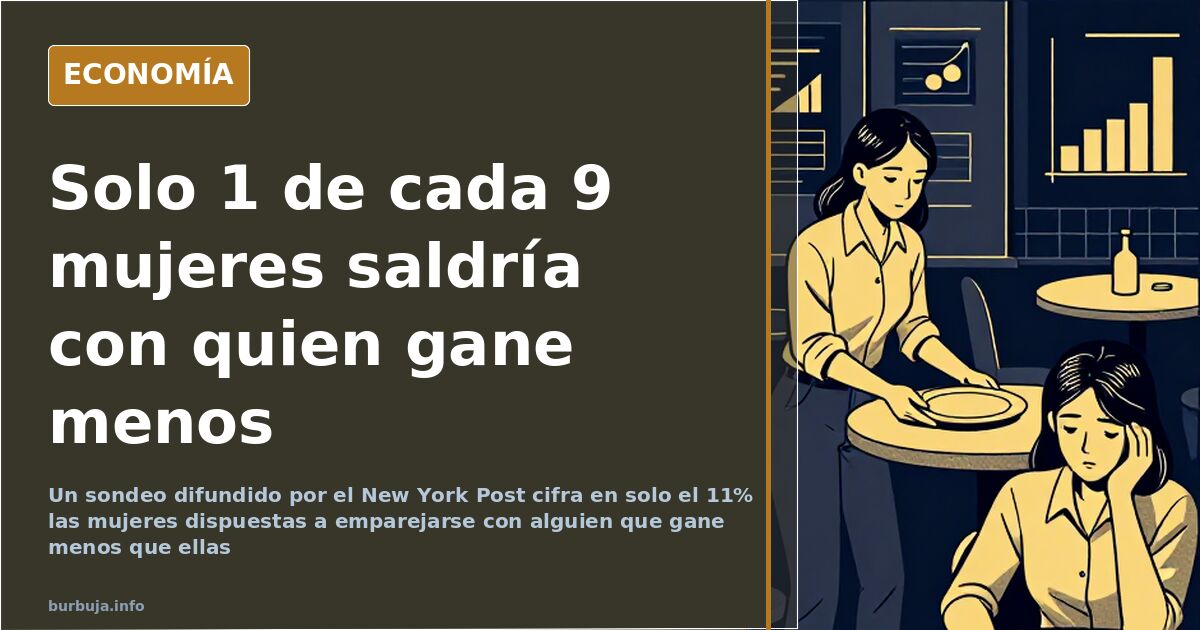 Pareja joven revisando una calculadora y documentos de nómina sobre una mesa, ilustrando la brecha de ingresos entre ambos