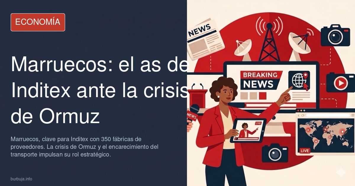 La crisis de Ormuz convierte a Marruecos en país clave para Inditex, con 350 fábricas de sus proveedores