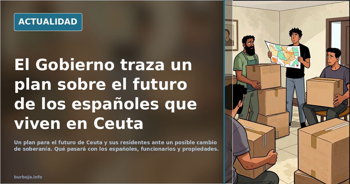 El Gobierno traza un plan sobre el futuro de los españoles que viven en Ceuta