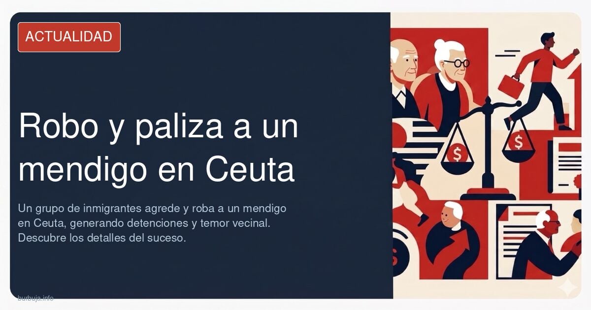 Ceuta: invasores que iban juntos apalizan a un mendigo // Machetes, tortas y robos con violencia dejan ocho detenidos