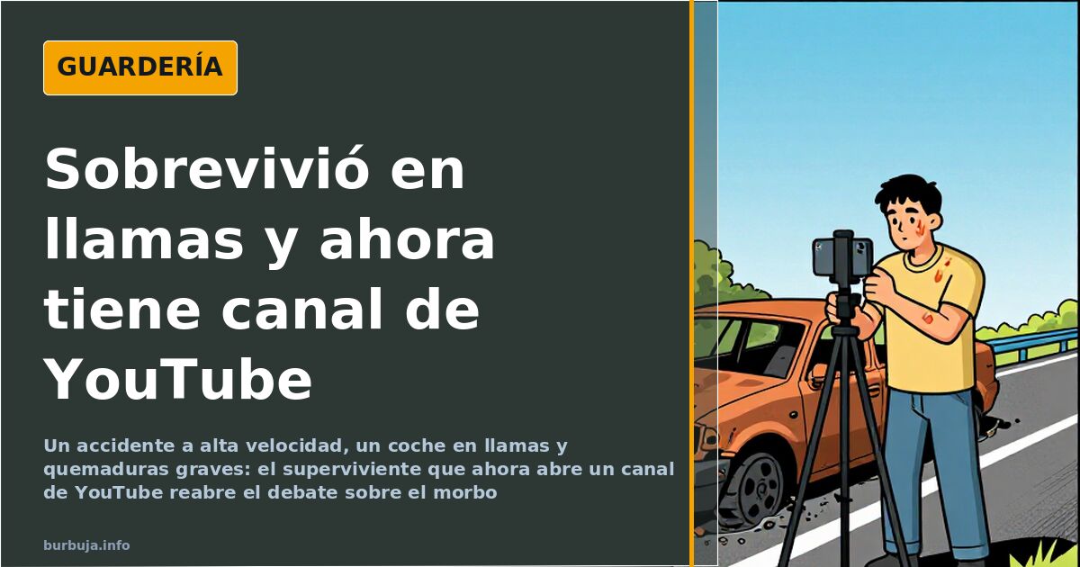 Quemaduras graves y canal de YouTube: derecho o morbo