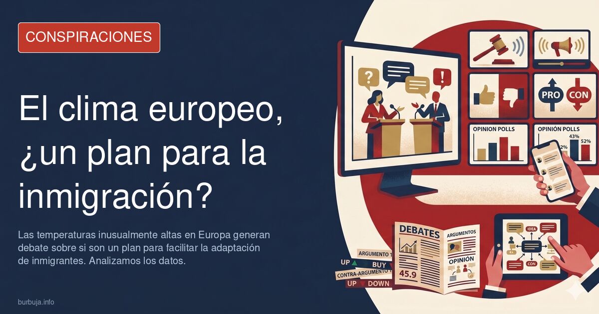 La elite fockazainos global está aumentando el calor y las temperaturas en europa para adaptar más facilmente a indios y sarracenozainos