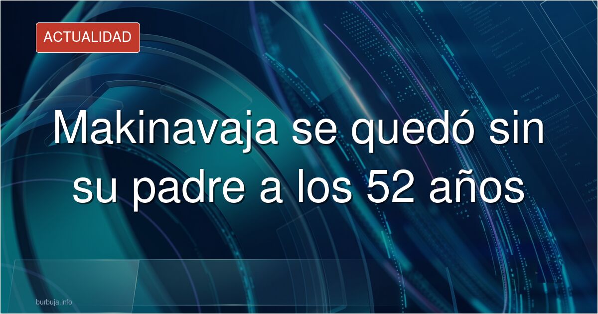 Ivà, autor de Makinavaja: muere en accidente a los 52 años