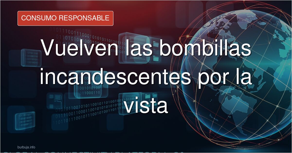 Varias bombillas incandescentes y halógenas tradicionales junto a una bombilla LED sobre una superficie clara