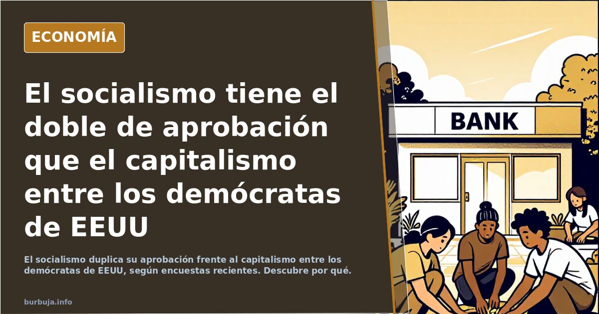 El socialismo tiene el doble de aprobación que el capitalismo entre los demócratas de EEUU