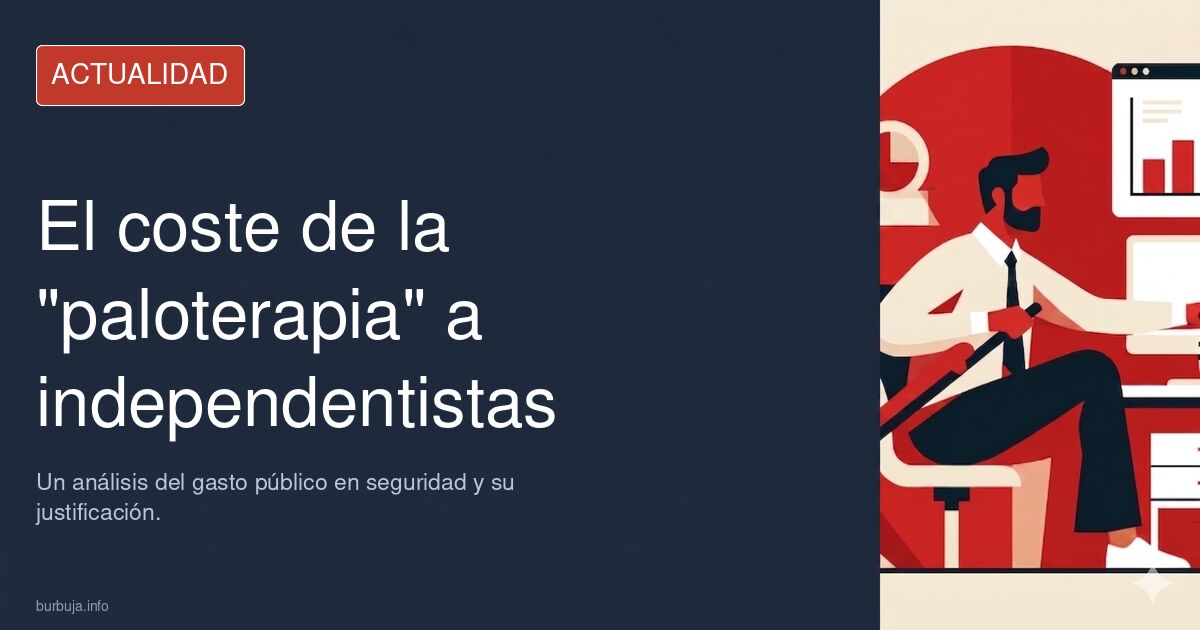 Paloterapia a independentistas.