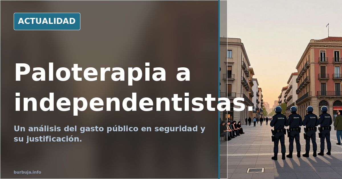 Paloterapia a independentistas.