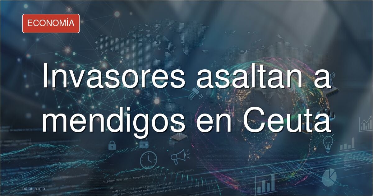 Segarros en Ceuta dando caricias a mendigos. Los pillan, los retienen, y gritando como salvajes.