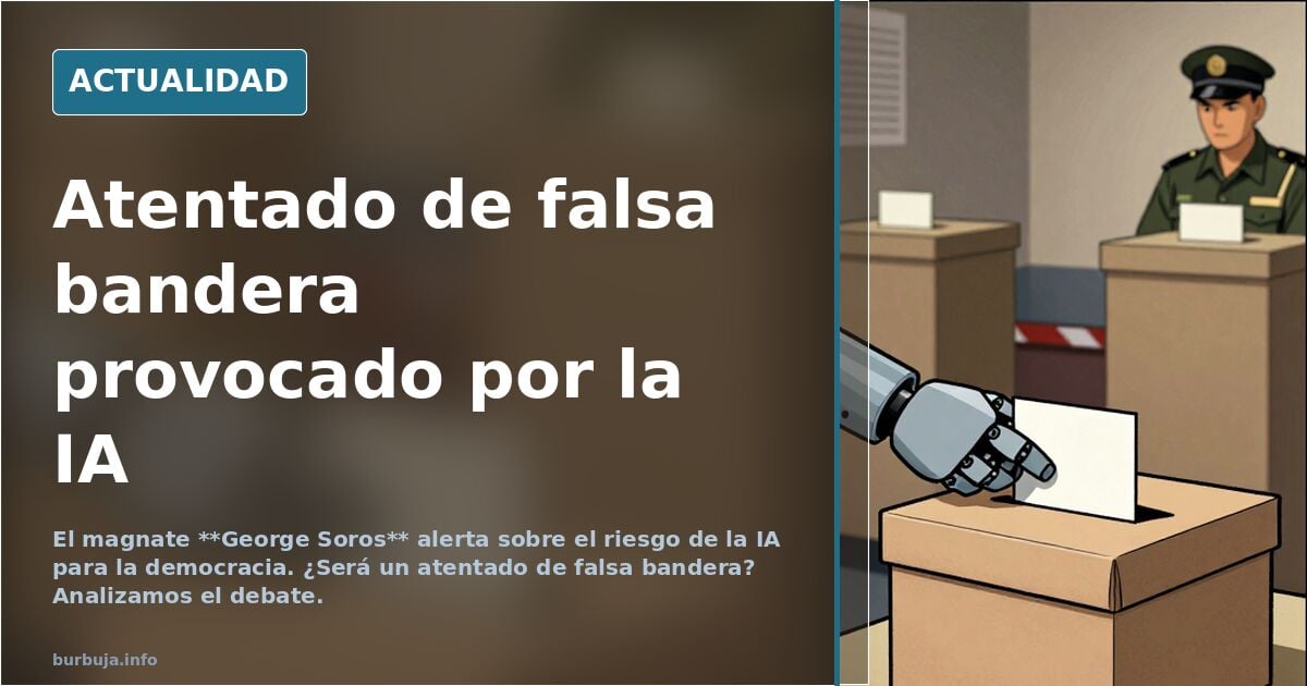 Atentado de falsa bandera provocado por la IA