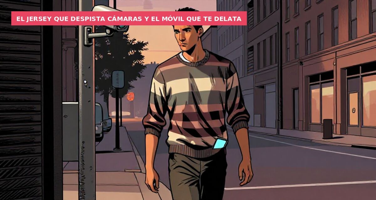 El jersey que despista cámaras y el móvil que te delata