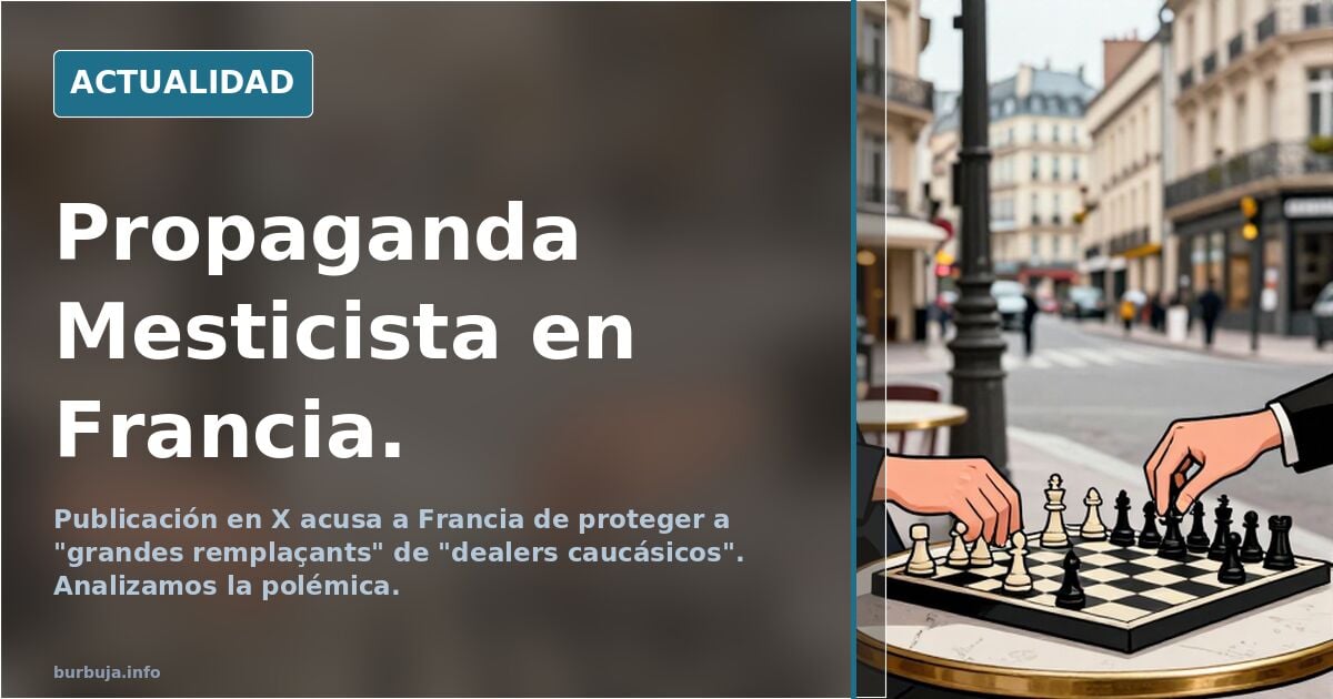 Propaganda Mesticista en Francia.