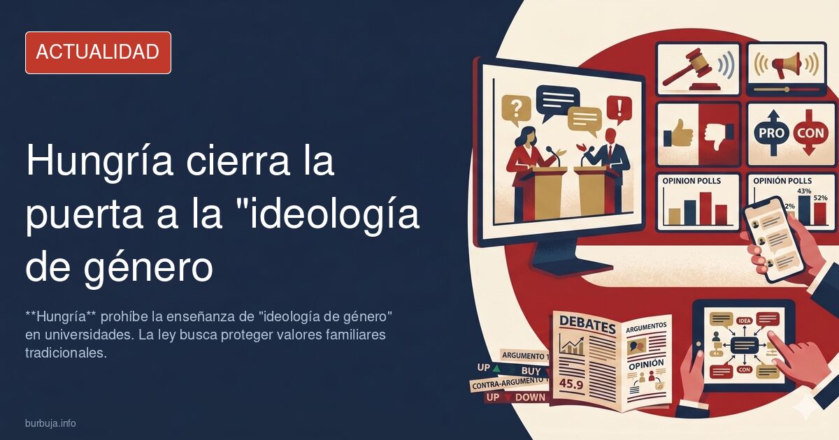La ideologia de genero llega a Hungría.