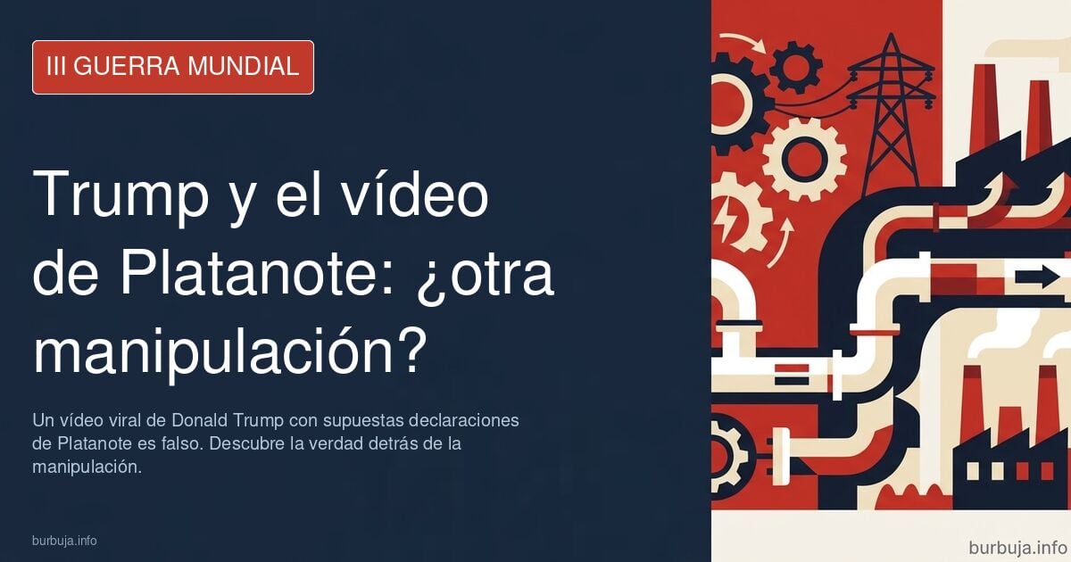 Trumpstein vuelve a mentir sacando el vídeo de Platanote "Venga por mi fistro" ES FALSO