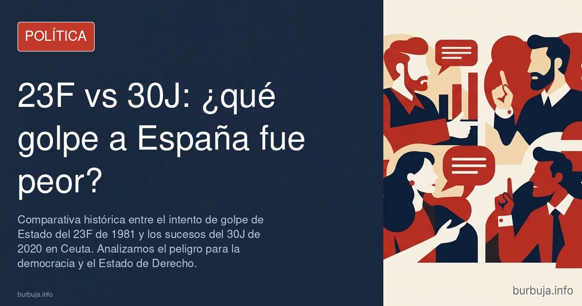 Qué ha sido peor: el 23F o el 30J ??