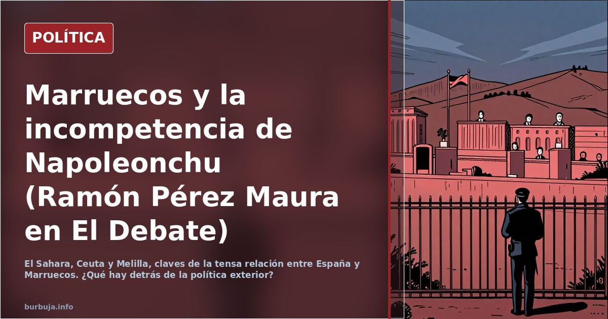 Marruecos y la incompetencia de Napoleonchu (Ramón Pérez Maura en El Debate)