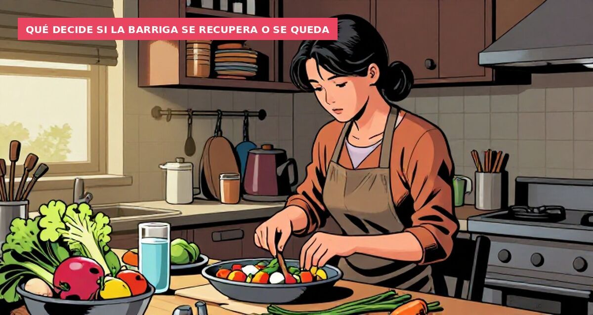 Qué decide si la barriga se recupera o se queda