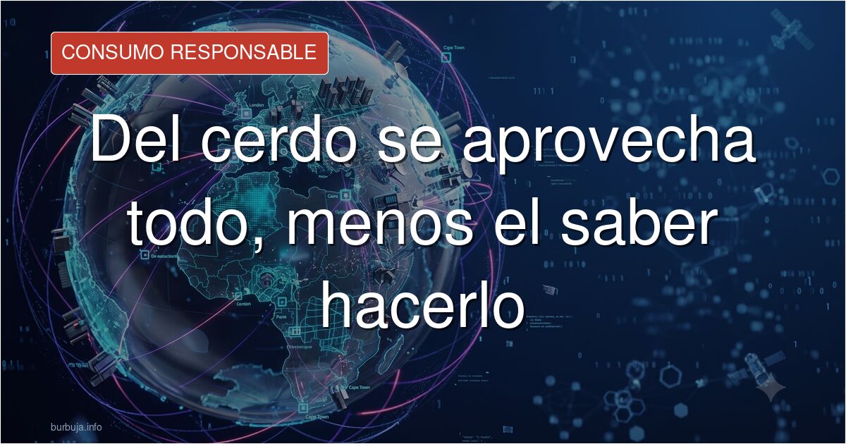 Del cerdo se aprovecha todo: criar un cochino ya es un laberinto