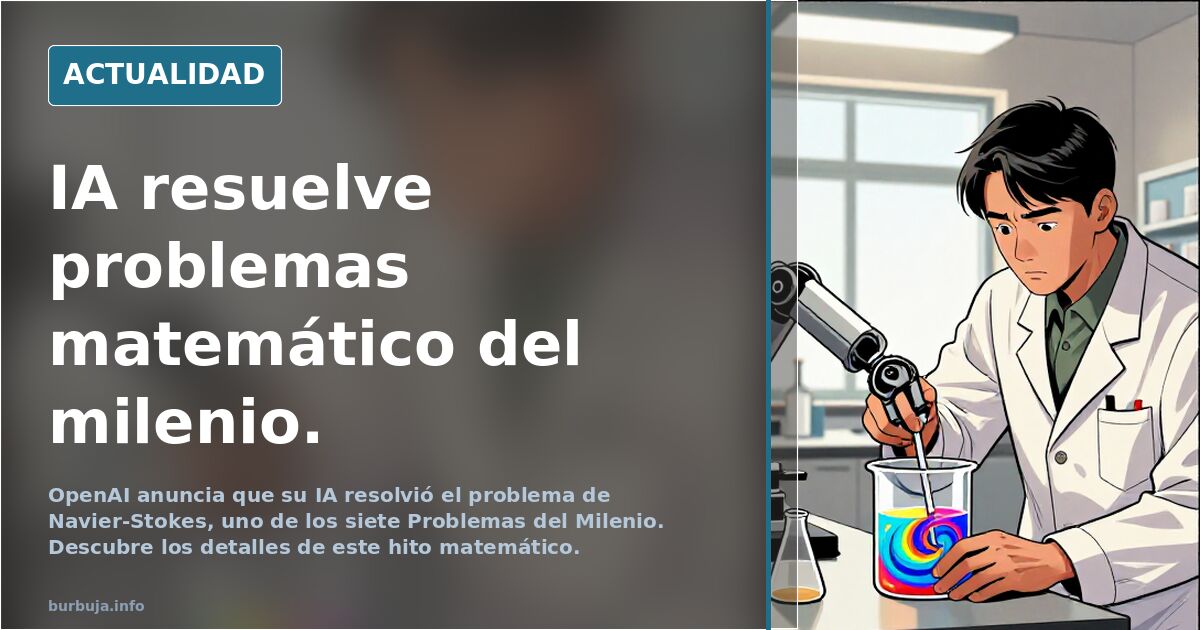 IA resuelve problemas matemático del milenio.