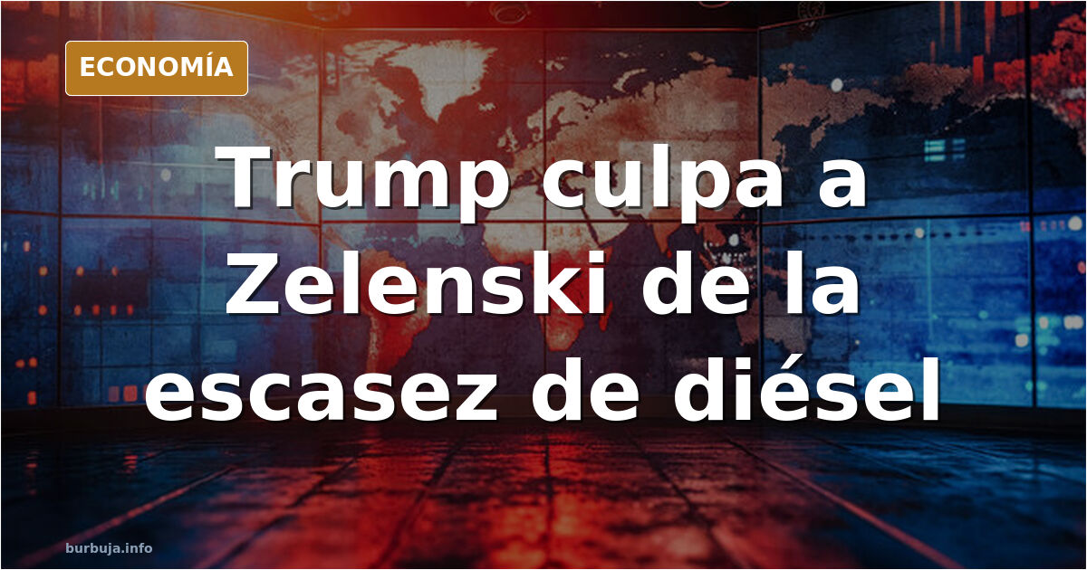 Trump Blames Zelensky for Diesel Shortage