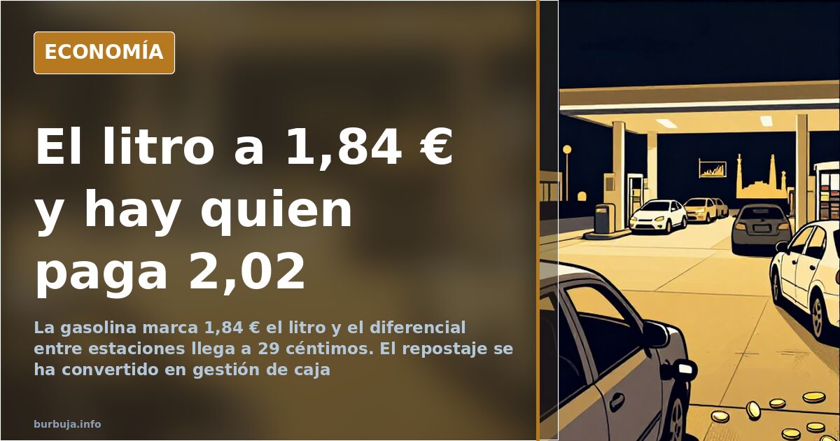 Gasoline: €1.84 per liter and rising before October