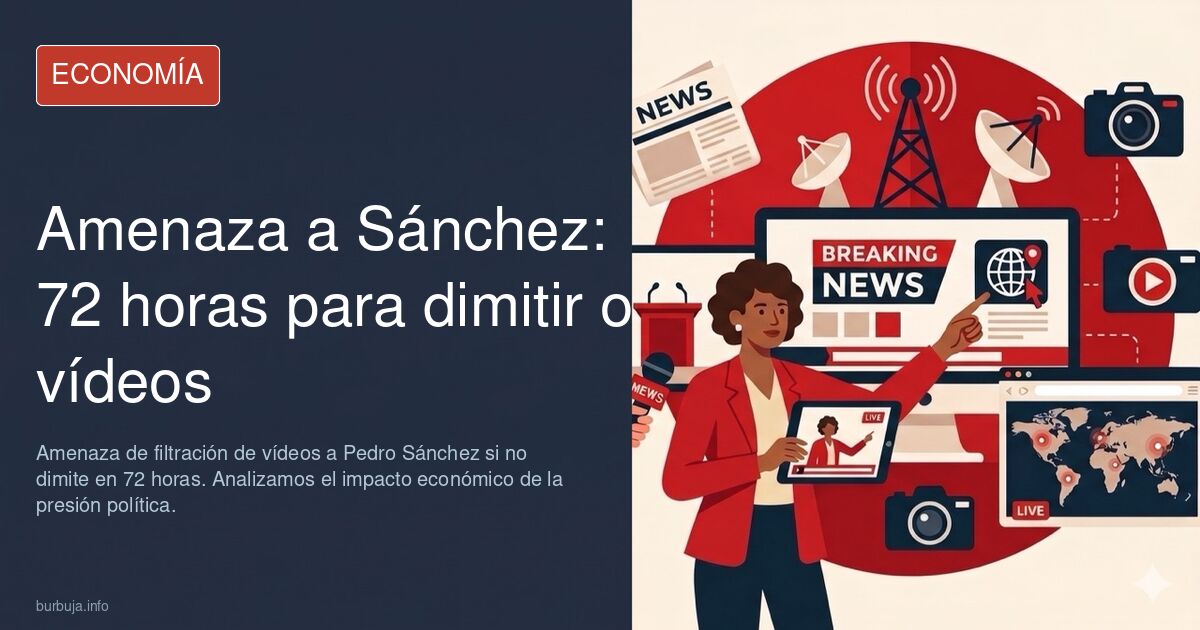 A Pedro Sánchez le han dado 72 horas para que anuncié su dimisión