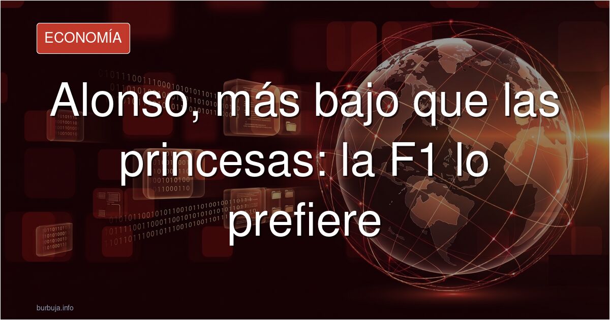 Comparación de estatura entre el piloto Fernando Alonso y las infantas Leonor y Sofía de Borbón