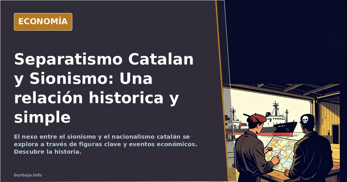 Separatismo Catalan y Sionismo: Una relación historica y simple