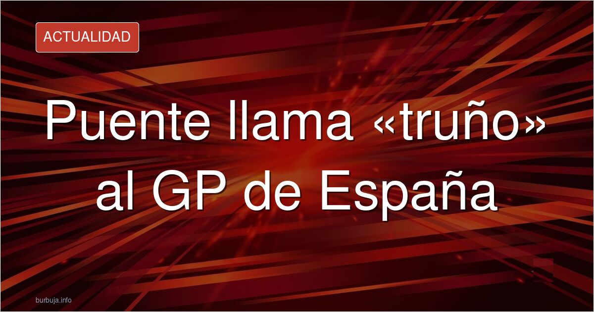 Vista general del circuito de Madring durante el Gran Premio de España de Fórmula 1, con gradas y monoplazas en pista