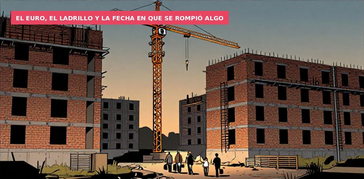 El euro, el ladrillo y la fecha en que se rompió algo