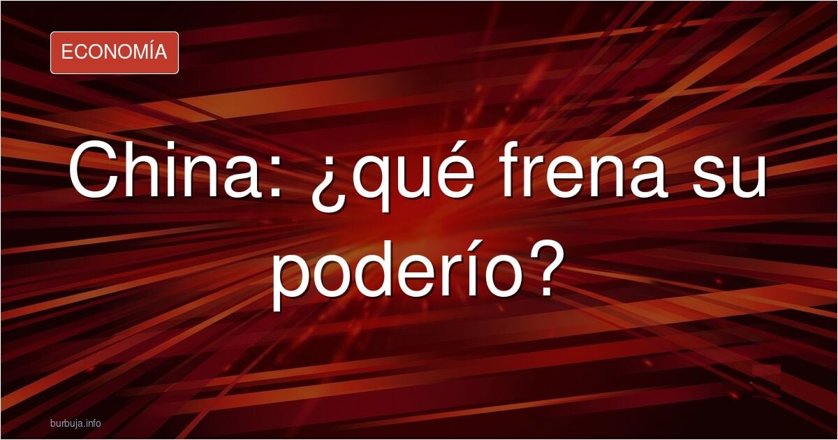 Sólo hay una cosa capaz de amedrentar a China