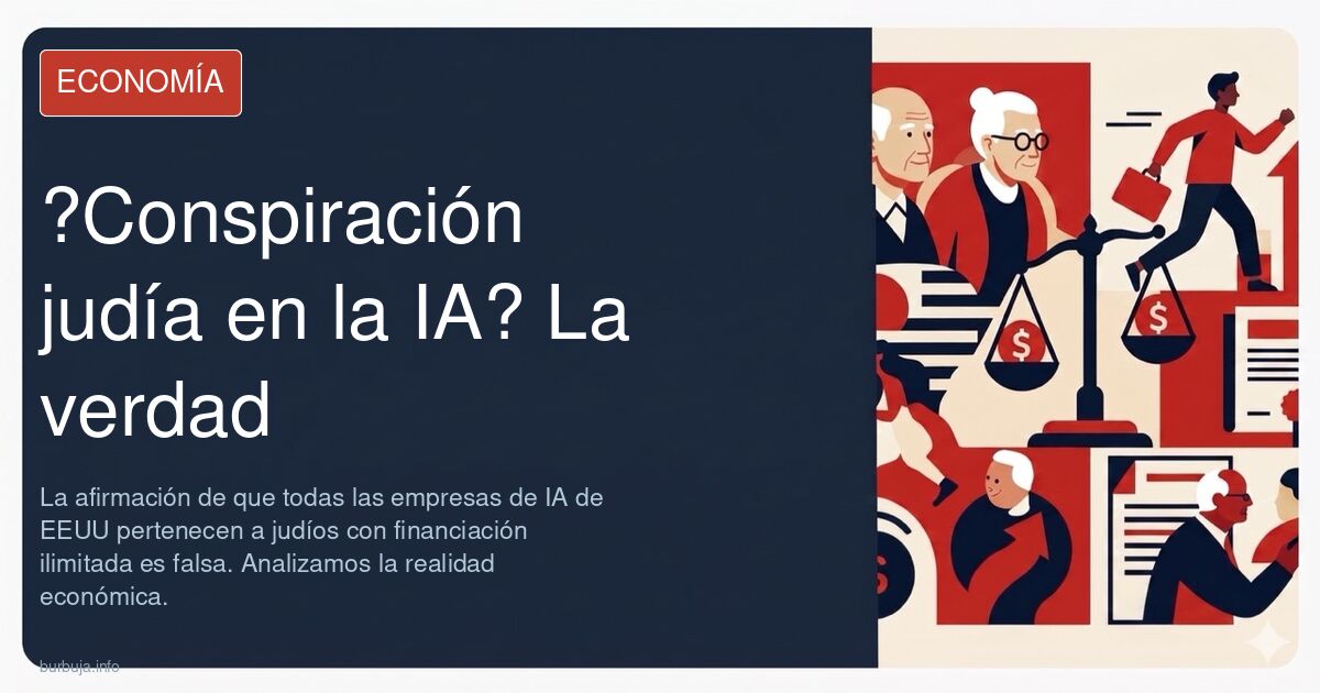 Todas las compañías de IA de EEUU pertenecen a un judío que han puesto ahí con financiación infinita por parte de otros judíos con dinero de todos