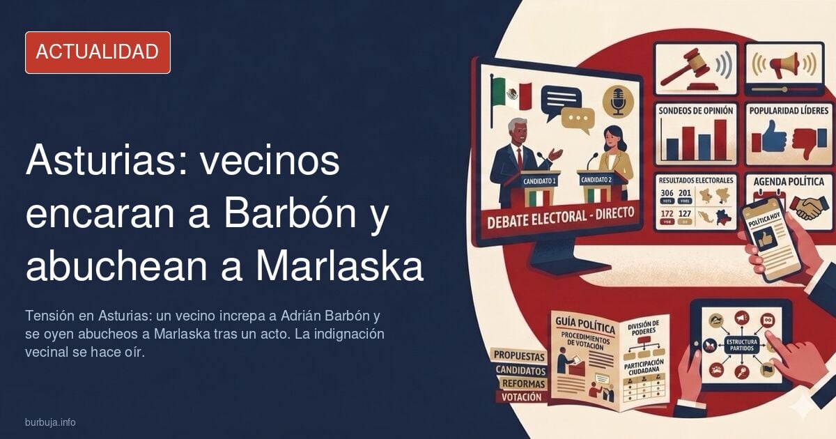 El PSOE ya no engaña ni a las viejas de las Cuencas mineras de Asturias: Marlaska abucheado en Mieres y a Barbón le cantan las cuarenta.