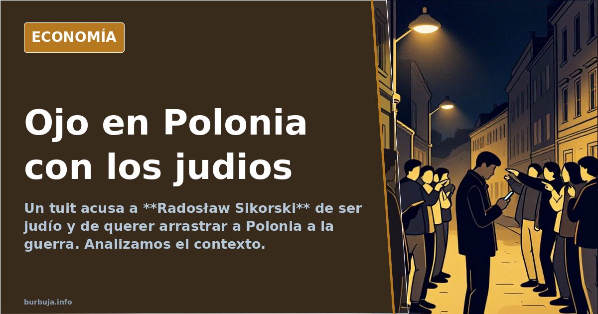 Ojo en Polonia con los judios